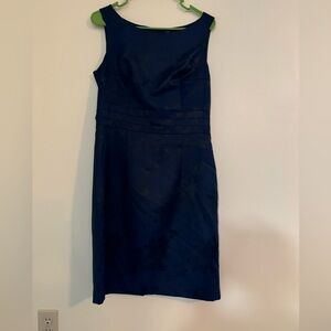 H&M navy dress with back florals.